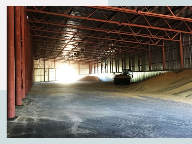 Строительство зернохранилищ в Киржаче