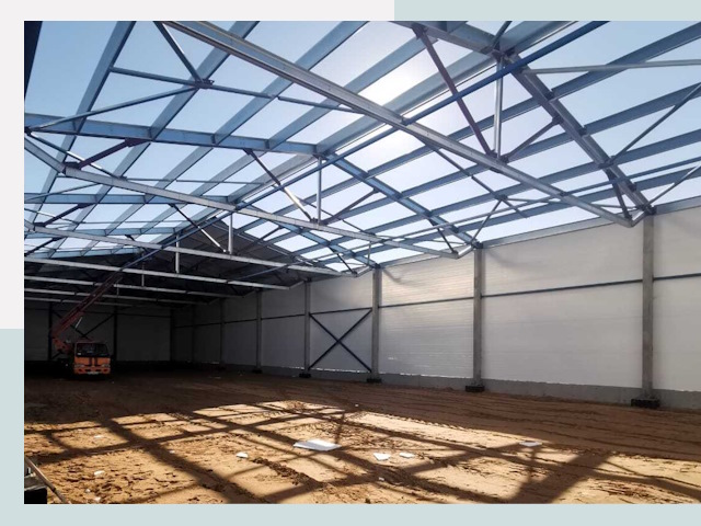 Строительство сенохранилищ в Киржаче