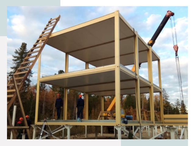 Строительство модульных здания Киржач