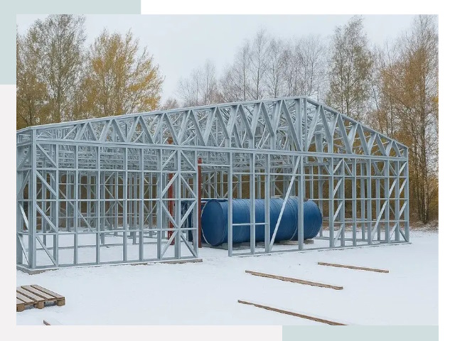 Металлические ангары в Киржаче