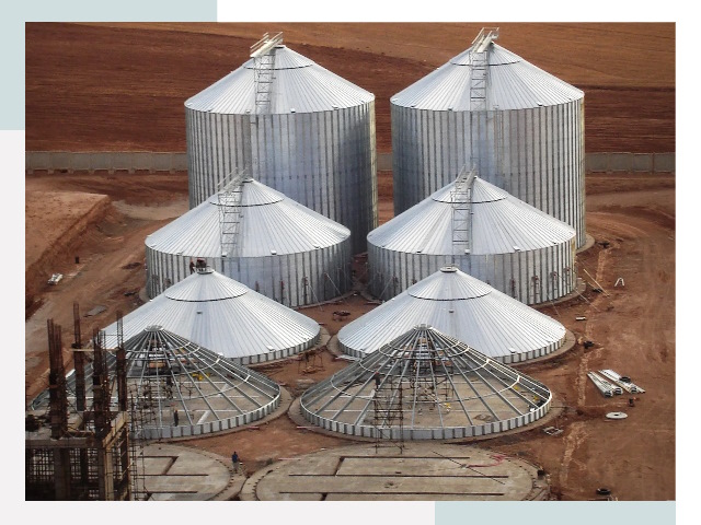 Строительство зерновых силосов в Киржаче