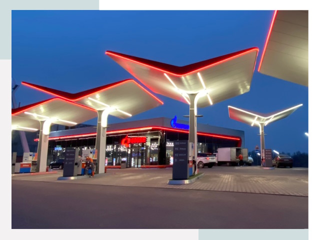 Навесы для АЗС в Киржаче