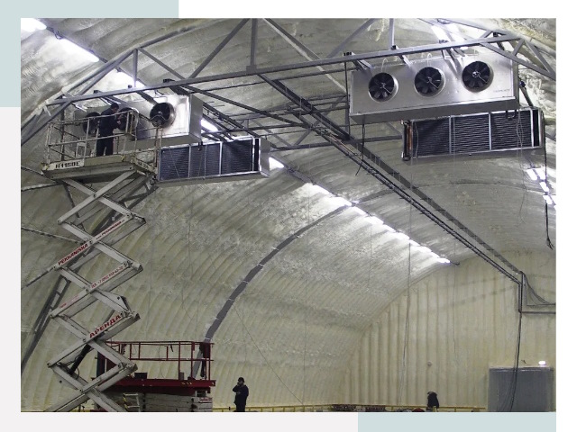 Оснащение ангаров в Киржаче