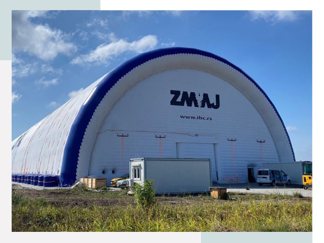 Брендирование ангаров в Киржаче