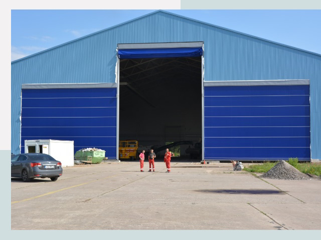 Ангарные ворота в Киржач от СтальСтрой-Крж по цене 619 руб.