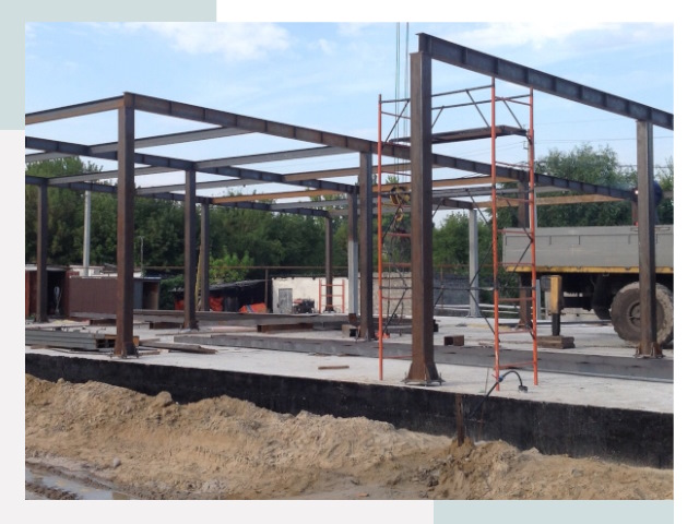 Фундамент для ангаров в Киржаче