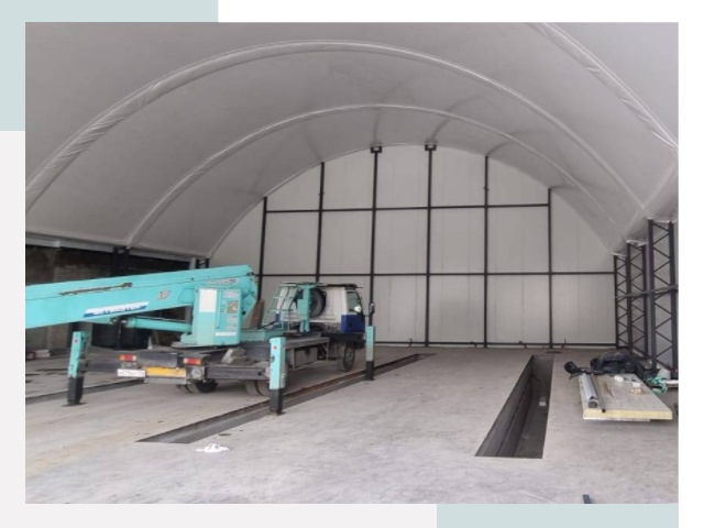 Внутреннее оснащение ангаров в Киржаче